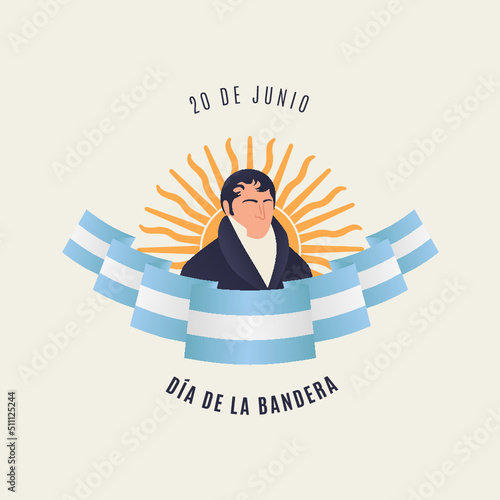 20 de Junio, día de la Bandera Argentina. Belgrano photo