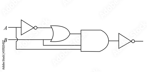 The output of the circuit given below is equivalent to the output