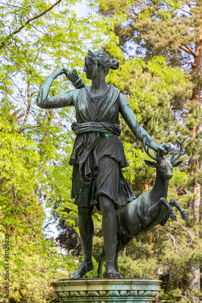 Fototapeta premium statue of a person