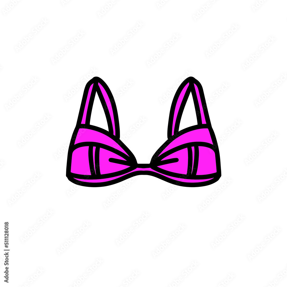 Digital illustration of swimsuit part Digital illustration of swimsuit part