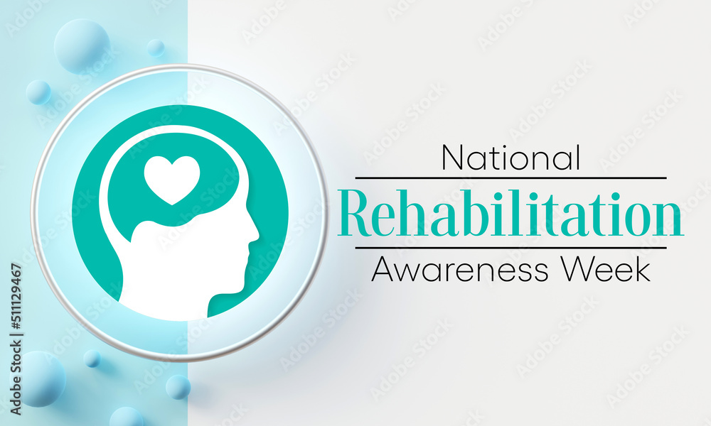 National Rehabilitation awareness week is observed every year in September, it is a branch of medicine that aims to enhance and restore functional ability and quality of life. 3D Rendering National Rehabilitation awareness week is observed every year in September, it is a branch of medicine that aims to enhance and restore functional ability and quality of life. 3D Rendering