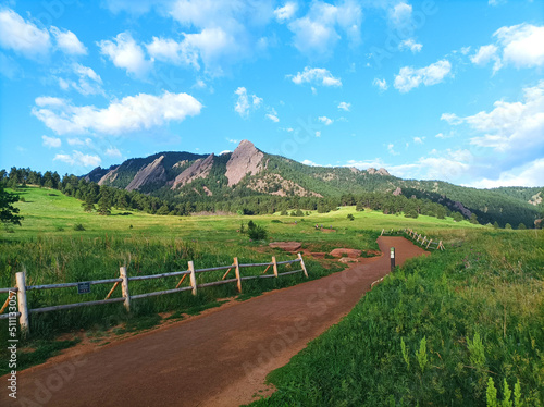 Flatirons in Boulder, Colorado, United States