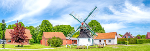 Meints Mühle, Erdholländer, Aurich, Ostfriesland, Deutschland  photo
