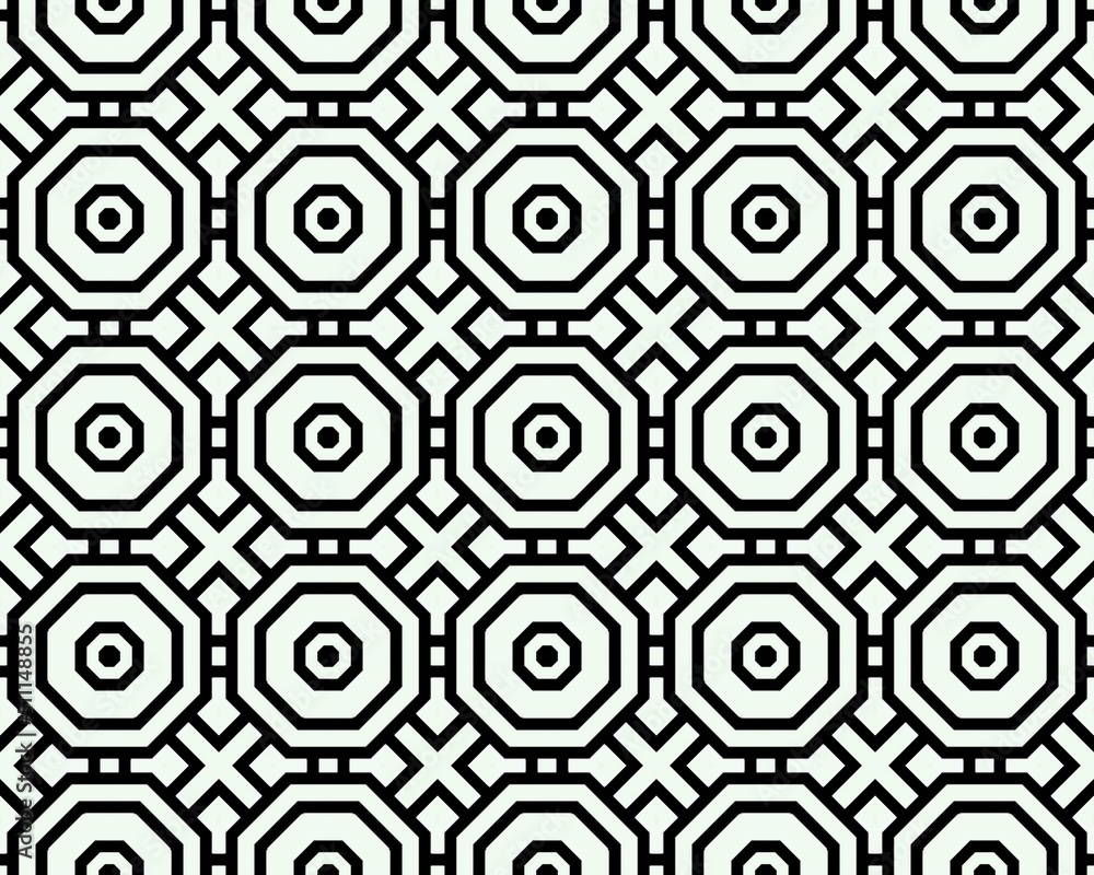 An Abstract Geometric Seamless Pattern Background stock illustration An Abstract Geometric Seamless Pattern Background stock illustration
