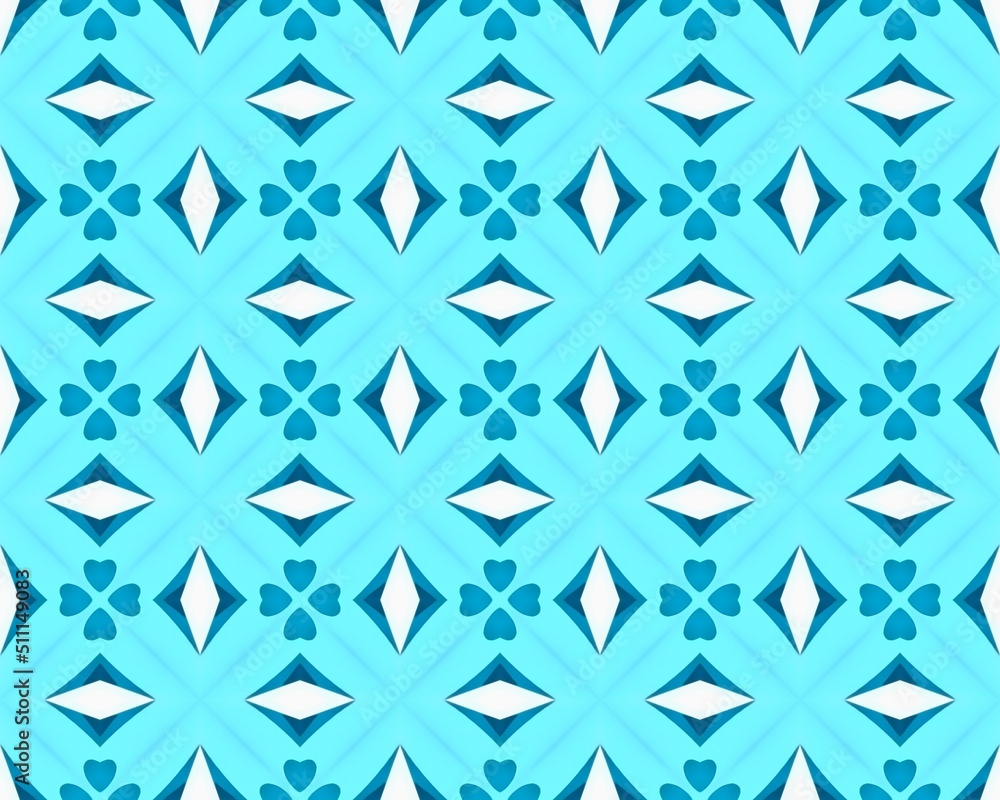 Ethnic drawing Modern floral pattern element The beautiful oriental pattern on a blue background close-up.Texture or background Ethnic drawing Modern floral pattern element The beautiful oriental pattern on a blue background close-up.Texture or background