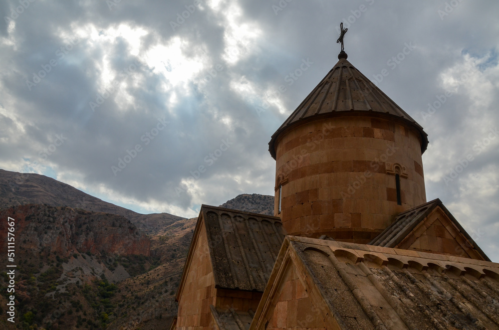 Surb Karapet (St John the Baptist) Church at the medieval monastery complex of Noravank in Armenia