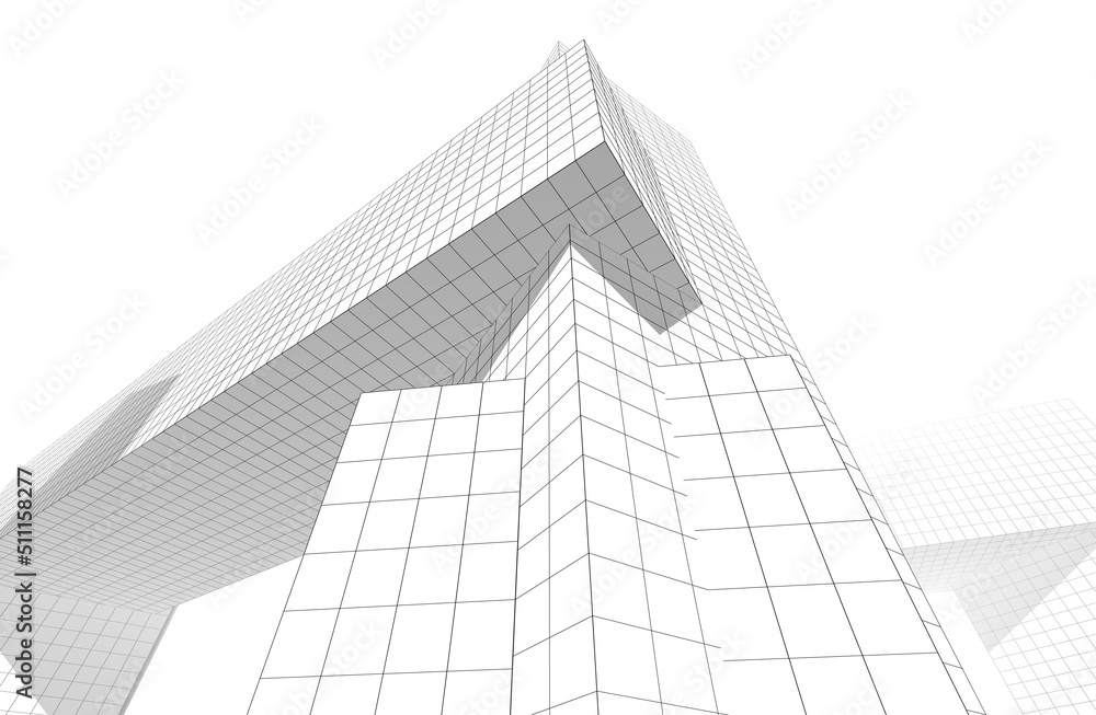 Abstract modern architecture Abstract modern architecture