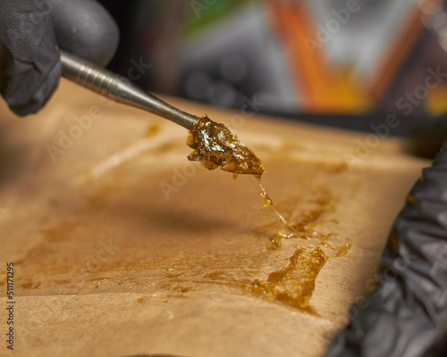 extraccion de rosin de papel, cera de marihuana , wax