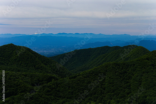 群馬県 榛名山 榛名富士山頂からの絶景 富士山、南アルプス、八ヶ岳遠景
