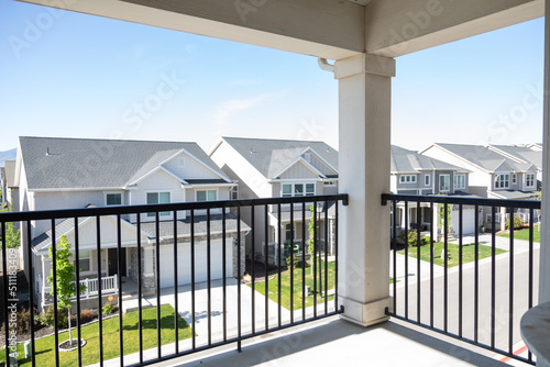 Bright sky third floor balcony