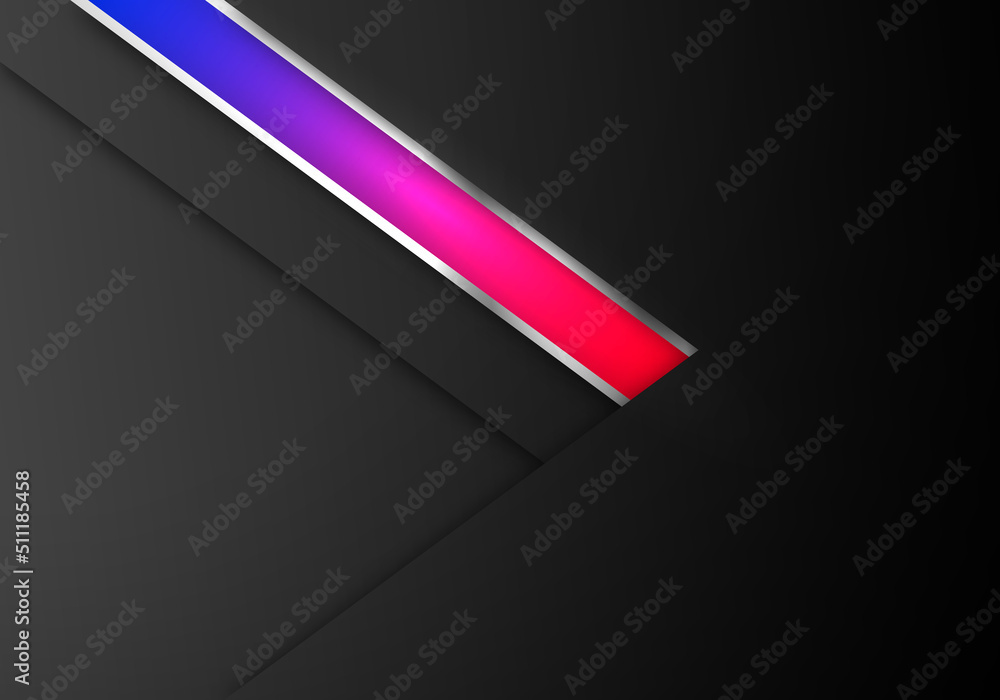 Abstract Carbon Fiber Dark Background with Colorful Line Modern, Technology, Futuristic Abstract Carbon Fiber Dark Background with Colorful Line Modern, Technology, Futuristic