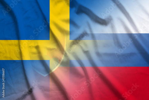 Sweden and Slovakia official flag transborder relations SVK SWE