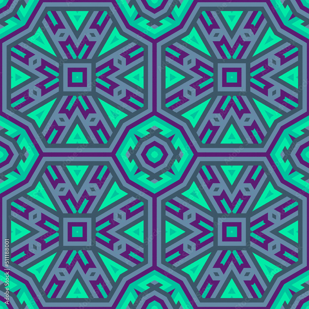 Geometric Abstract Seamless Background Pattern