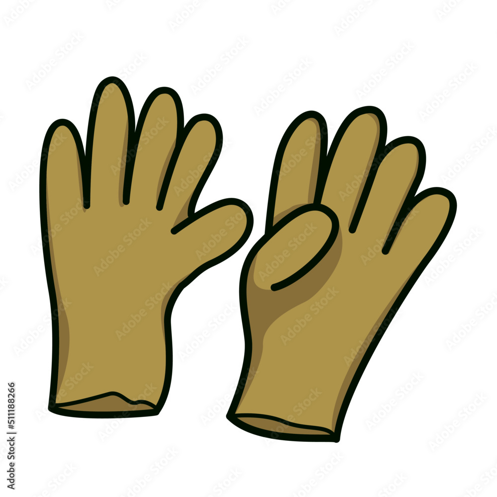 Gloves vector illustration
