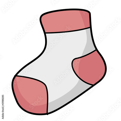 Baby socks vector illustration