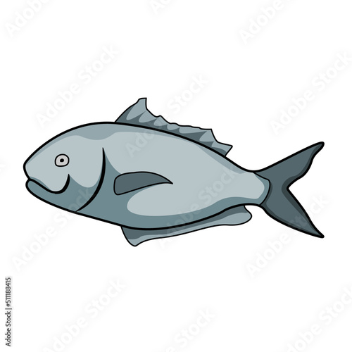 Fish vector illustration © rizkan