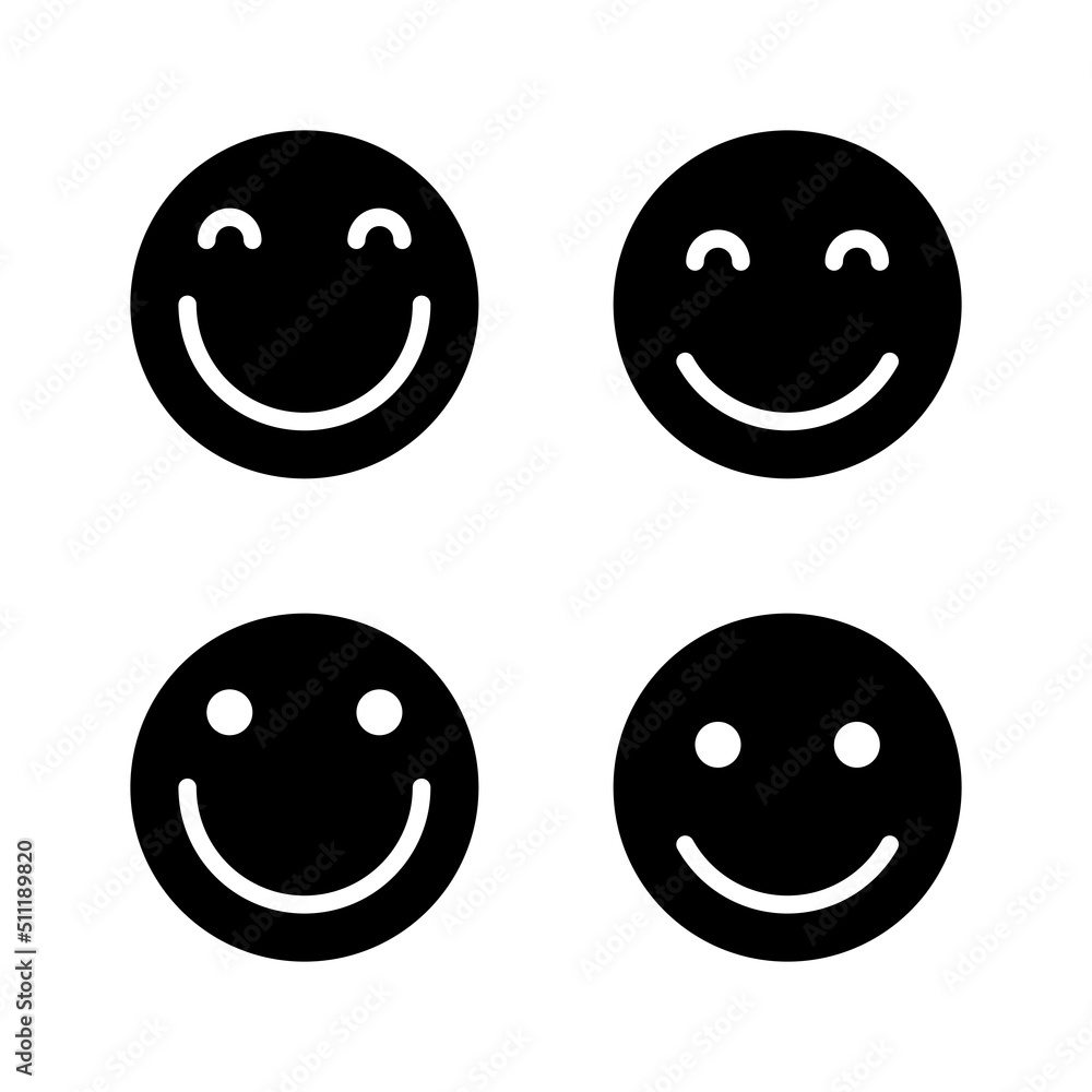 Smile icon vector. smile emoticon icon. feedback sign and symbol Smile icon vector. smile emoticon icon. feedback sign and symbol