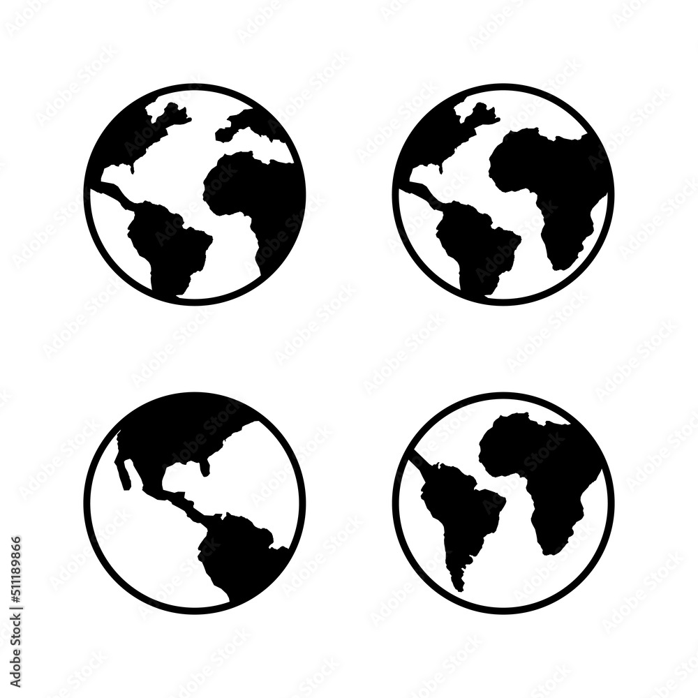 World map vector. Worldmap sign and symbol. Globe icon