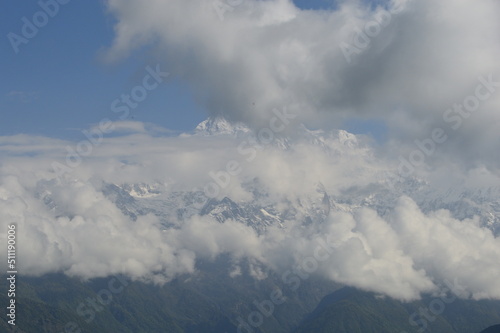 Cloudy Nepali Landscape Mardi Himal 2022