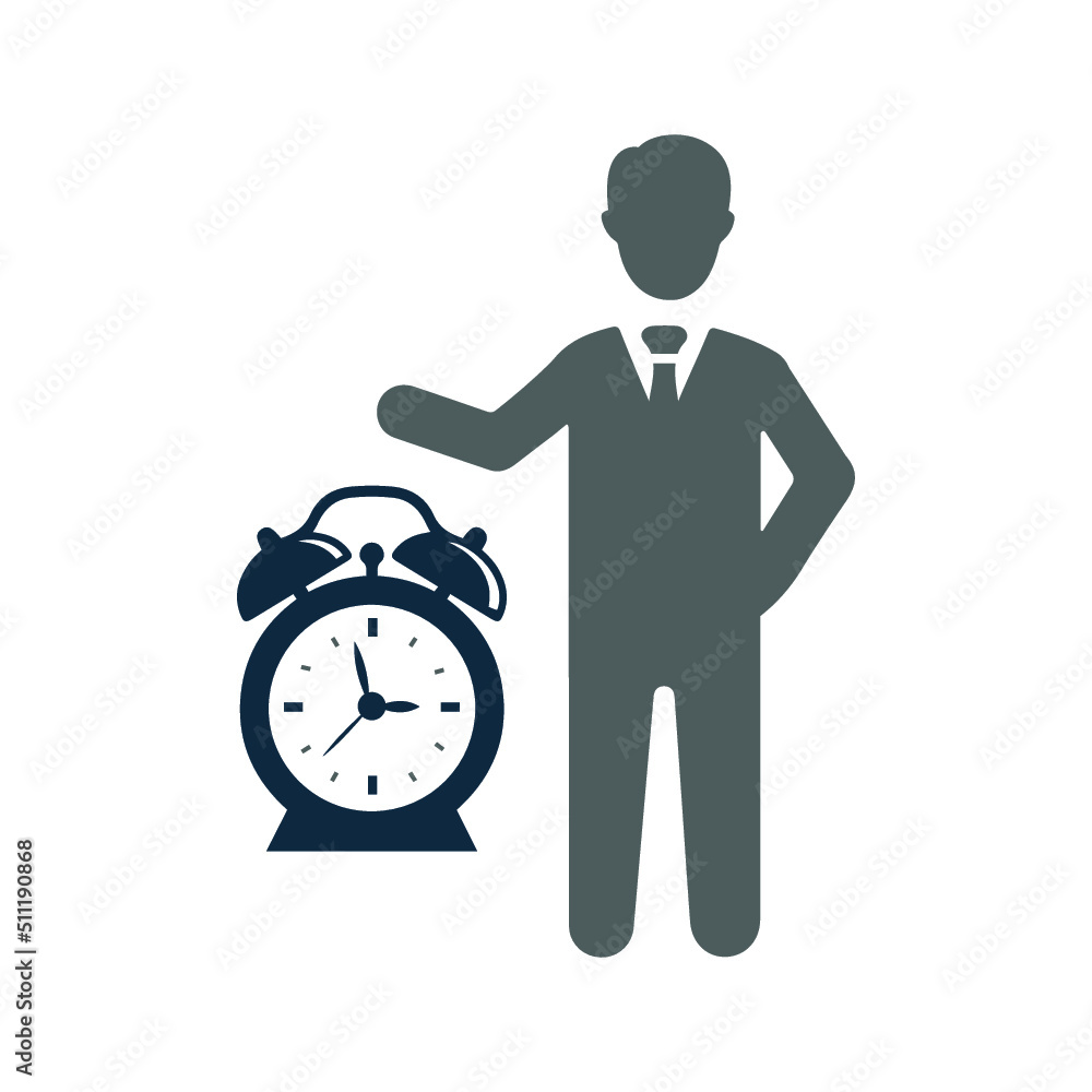 Deadline, office, time icon