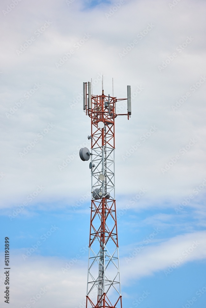 Transmitter tower detail