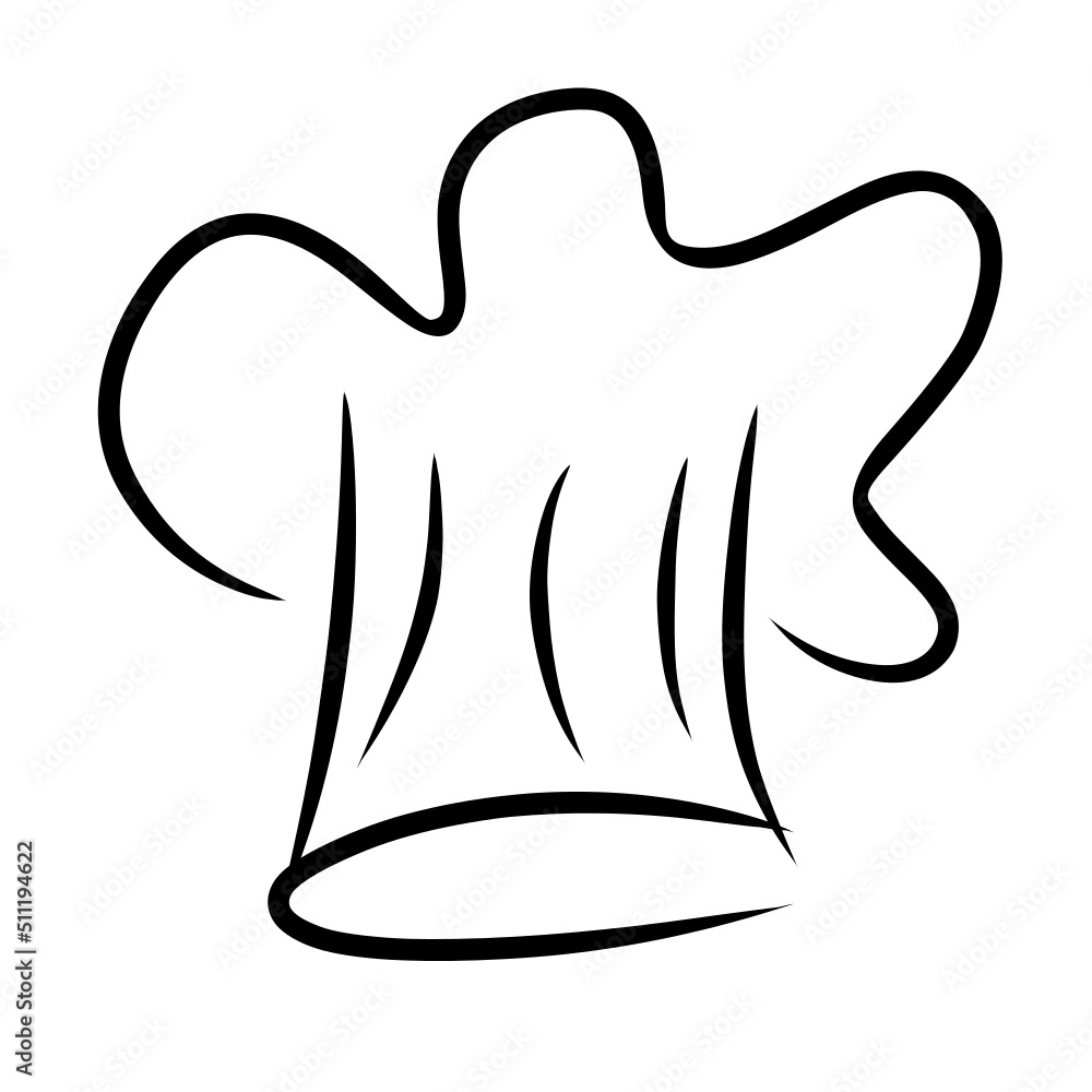 Chef hat silhouette Stock Vector Adobe Stock
