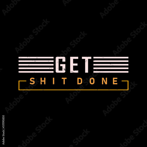 typography t-shirt design printing Free Vector 
