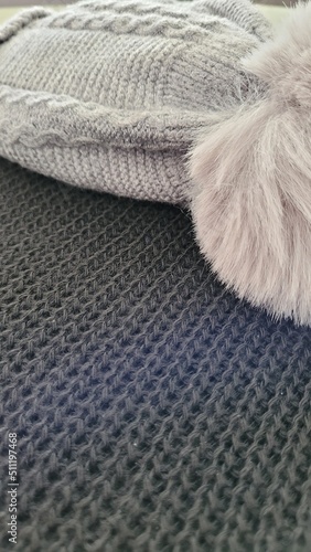 close up of a knitted sweater