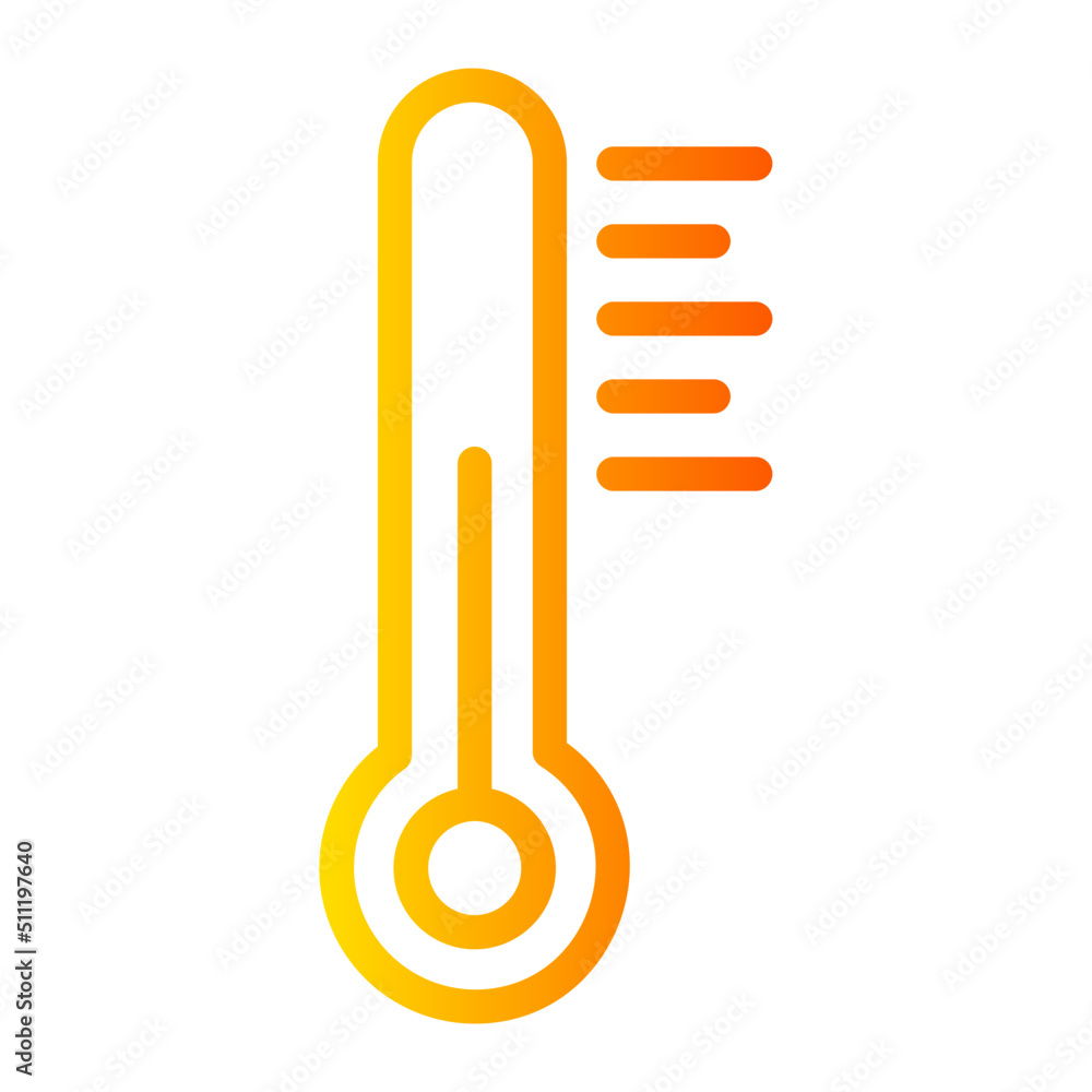 temperature gradient icon temperature gradient icon