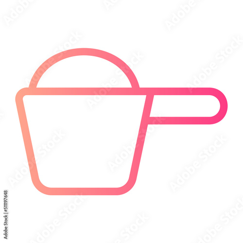 washing powder gradient icon