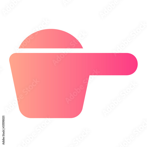 washing powder gradient icon