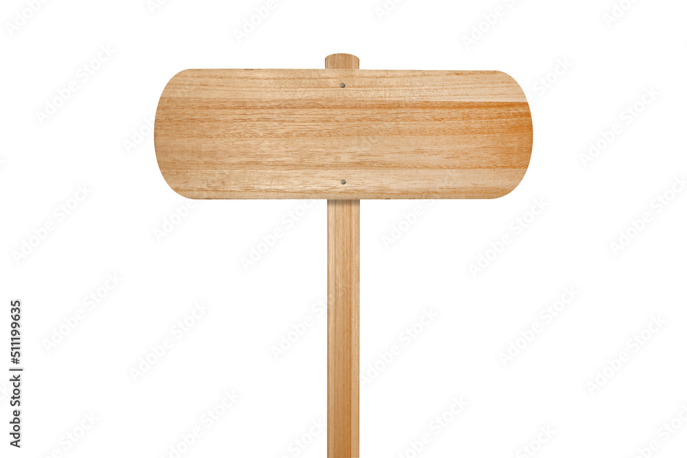 Wooden sign isolated on white background with clipping path include for design usage purpose. Wooden sign isolated on white background with clipping path include for design usage purpose.