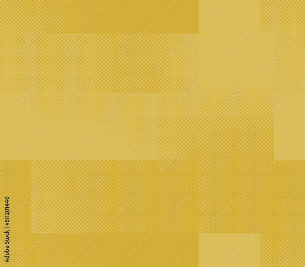 Fototapeta premium Abstract golden halftone texture background image.