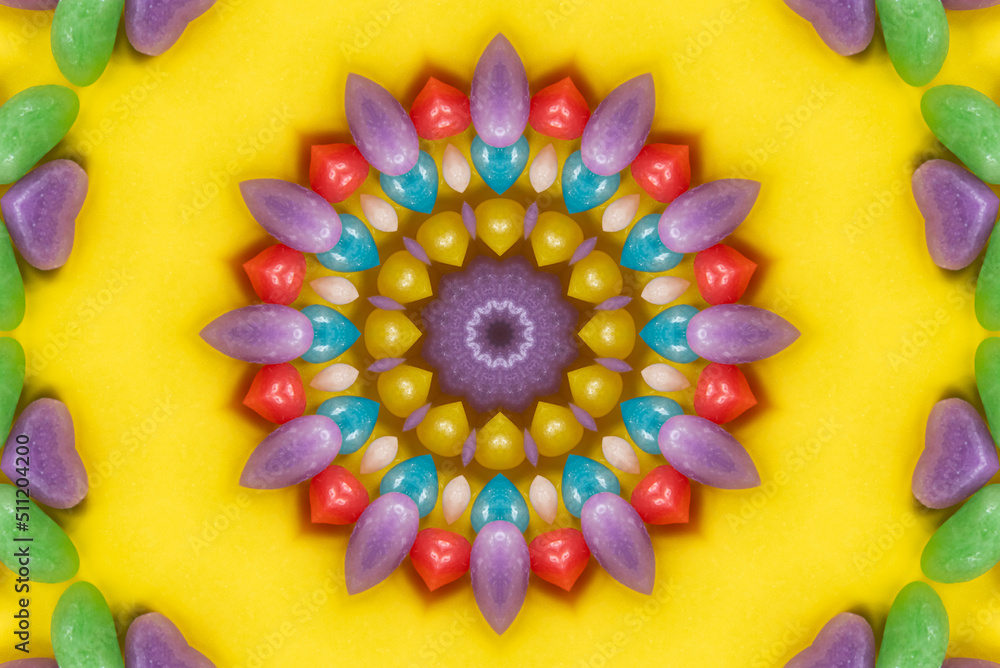 Mandala artwork - Colorful pattern background