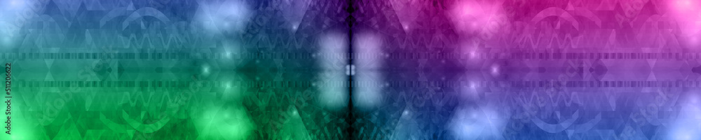 Abstract psychedelic kaleidoscope pattern background image.