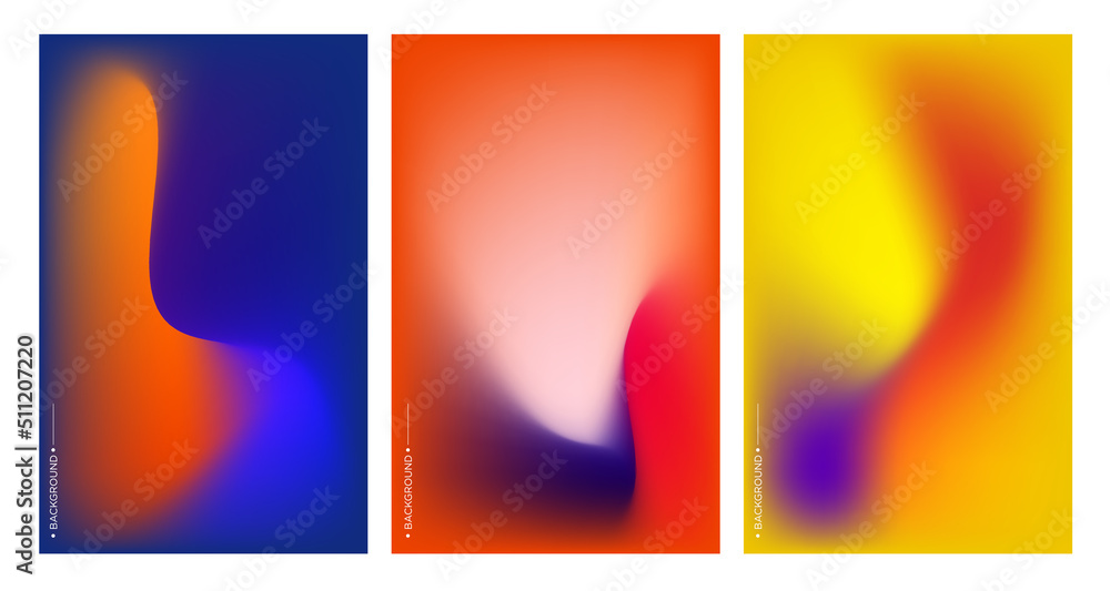 Naklejka premium Colorful abstract fluid and geometric background. Space and Galaxy background illustration. Vector banner template.