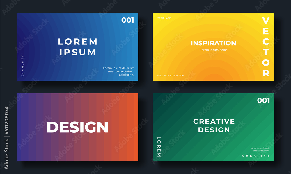 Abstract fluid gradient cover template. Set of modern poster with vibrant graphic color, different color card. Gradient background design for brochure, flyer, wallpaper, banner, business card. Abstract fluid gradient cover template. Set of modern poster with vibrant graphic color, different color card. Gradient background design for brochure, flyer, wallpaper, banner, business card.