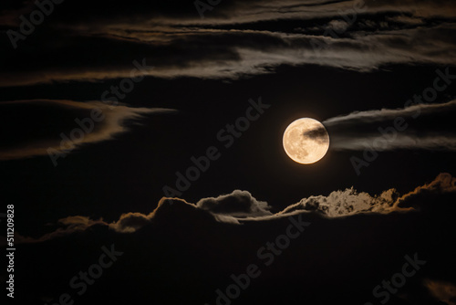 中秋の名月　満月