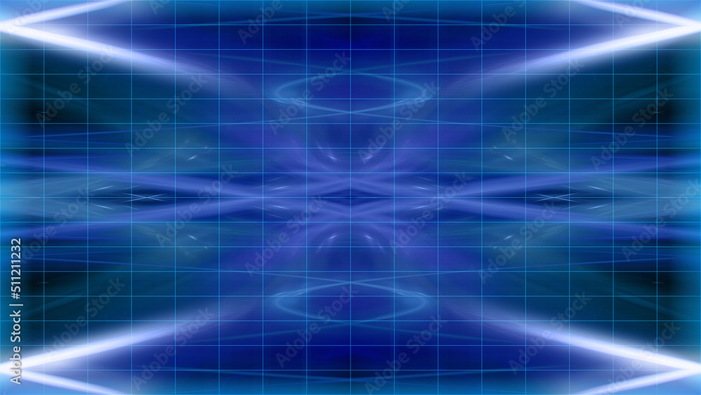 Abstract neon kaleidoscope pattern grid background image. Abstract neon kaleidoscope pattern grid background image.