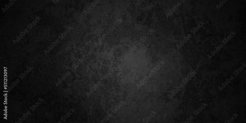 Dark black grunge textured concrete backdrop background. Panorama dark grey black slate background or texture. Vector black concrete texture. Stone wall background. Dark black grunge textured concrete backdrop background. Panorama dark grey black slate background or texture. Vector black concrete texture. Stone wall background.