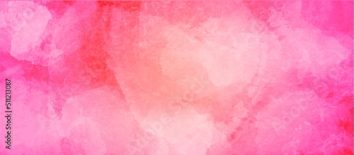 Pink abstract watercolor background texture and rich pink, grunge parchment texture background with glowing center. © MdLothfor