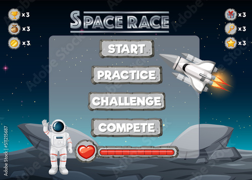 A space background template