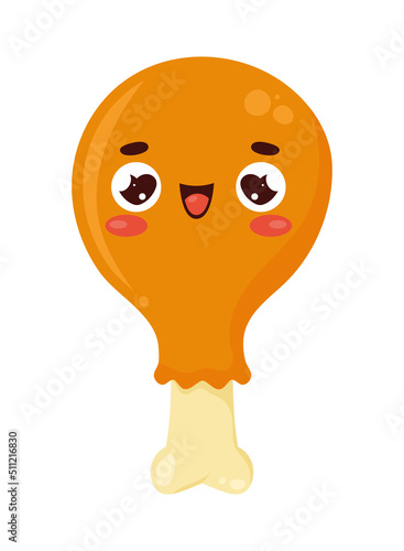 chicken thigh kawaii food