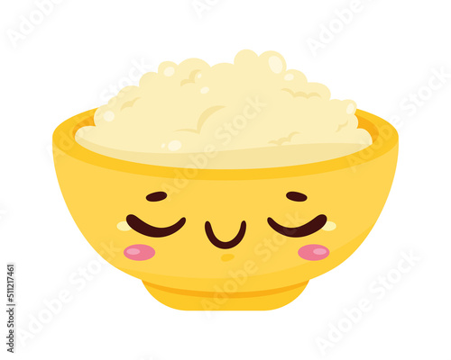 rice kawaii food