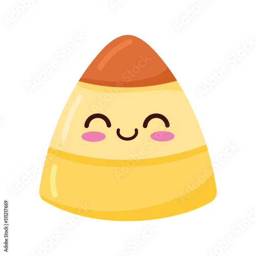 pudding Kawaii sweet Food