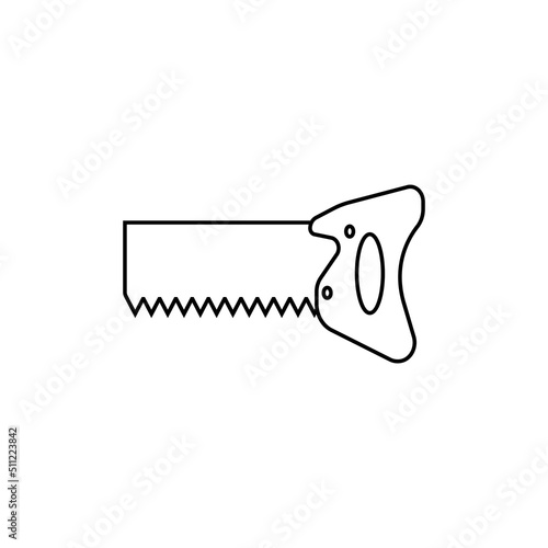 chainsaw vector icon illustration design
