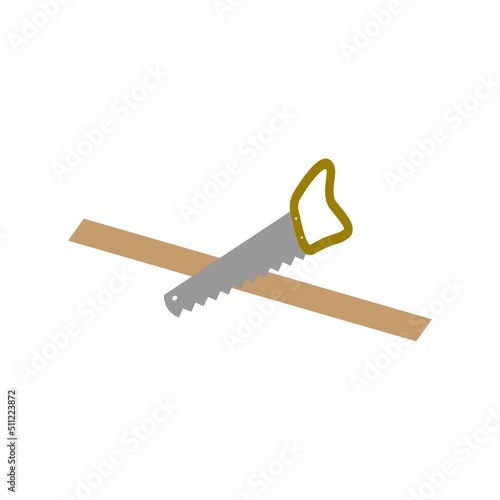 chainsaw vector icon illustration design