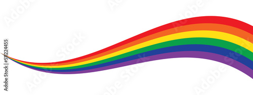 Rainbow colored background. LGBTQI, pride month concept.