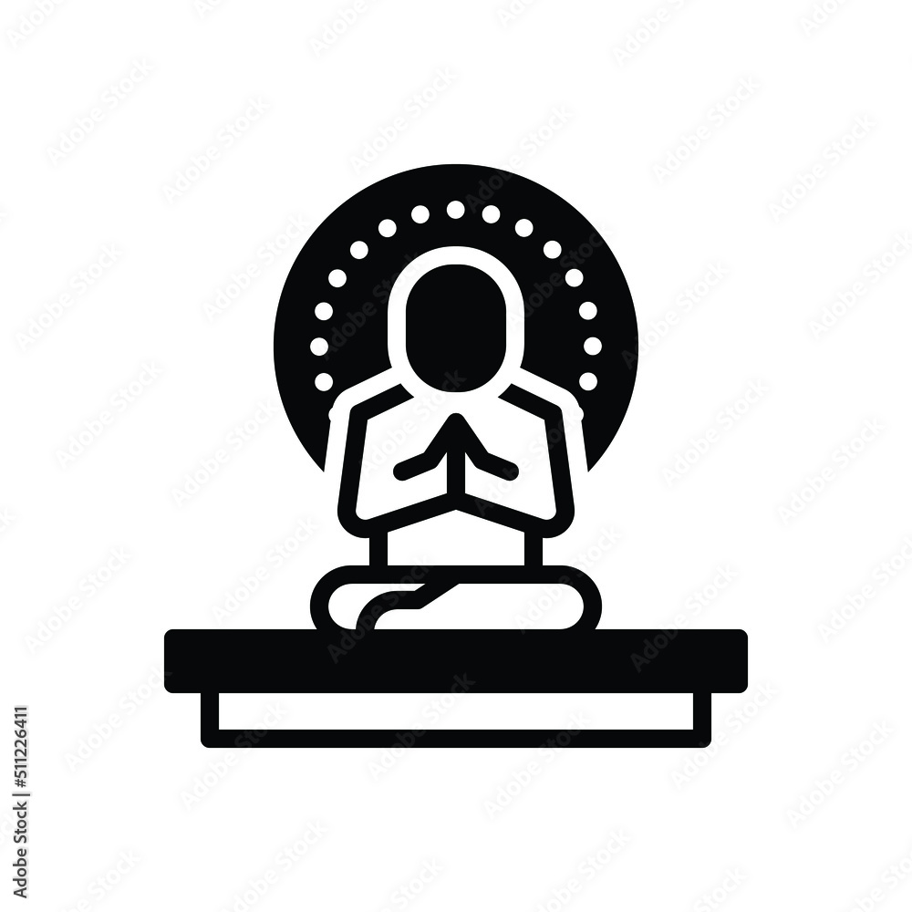 Black solid icon for concentrations Black solid icon for concentrations