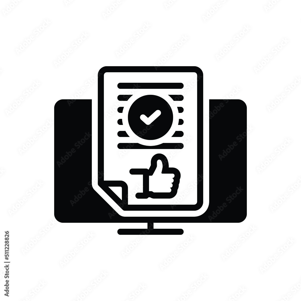 Black solid icon for definitely Black solid icon for definitely